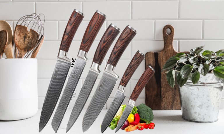 Wakoli EDIB Damascus 6pc Kitchen Knife Set Review