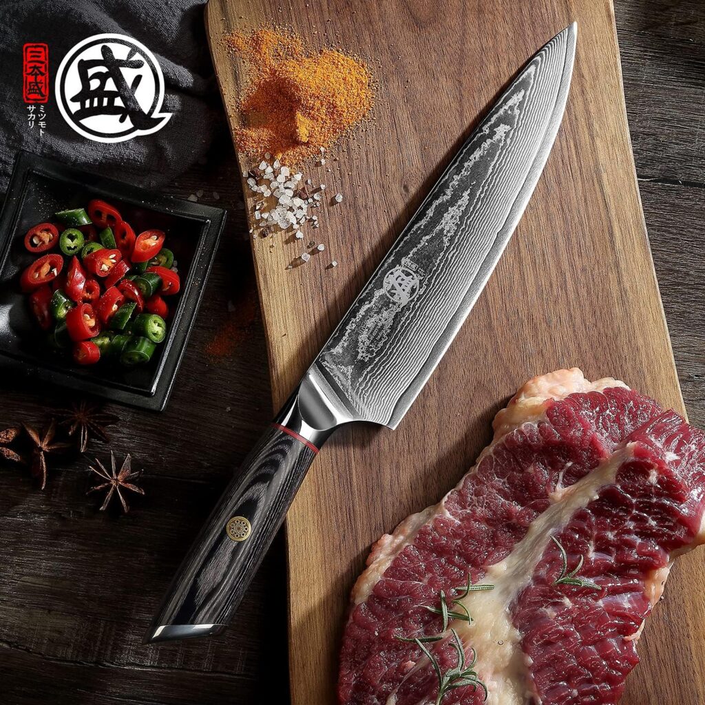 MITSUMOTO SAKARI 8 inch Japanese Gyuto Chef Knife Review - Which