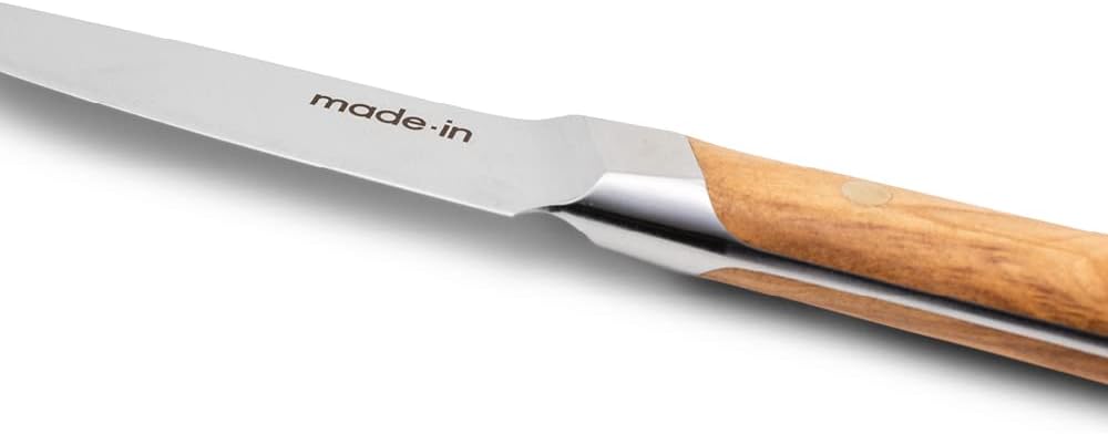 Made In Cookware - 4 Paring Knife France - Full Tang With Olive Wood Handle