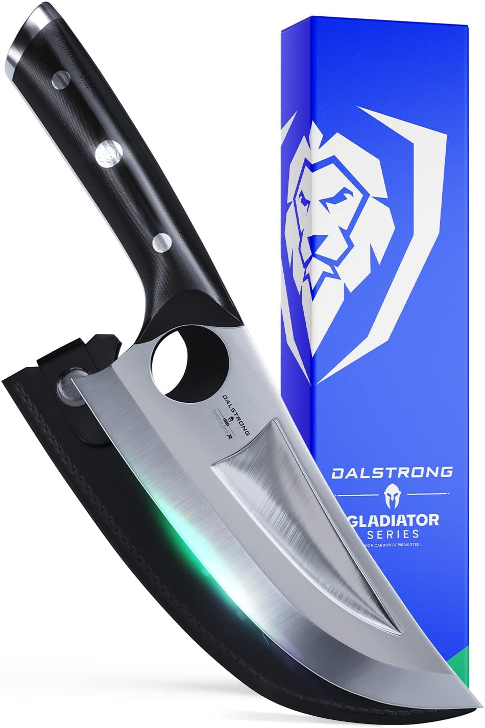 Dalstrong Chef  Utility Knife - 7 inch - Multi-Purpose - The Venator - Gladiator Series R - 7CR17MOV High Carbon Steel - Razor Sharp - G10 Handle - w/Sheath - NSF Certified