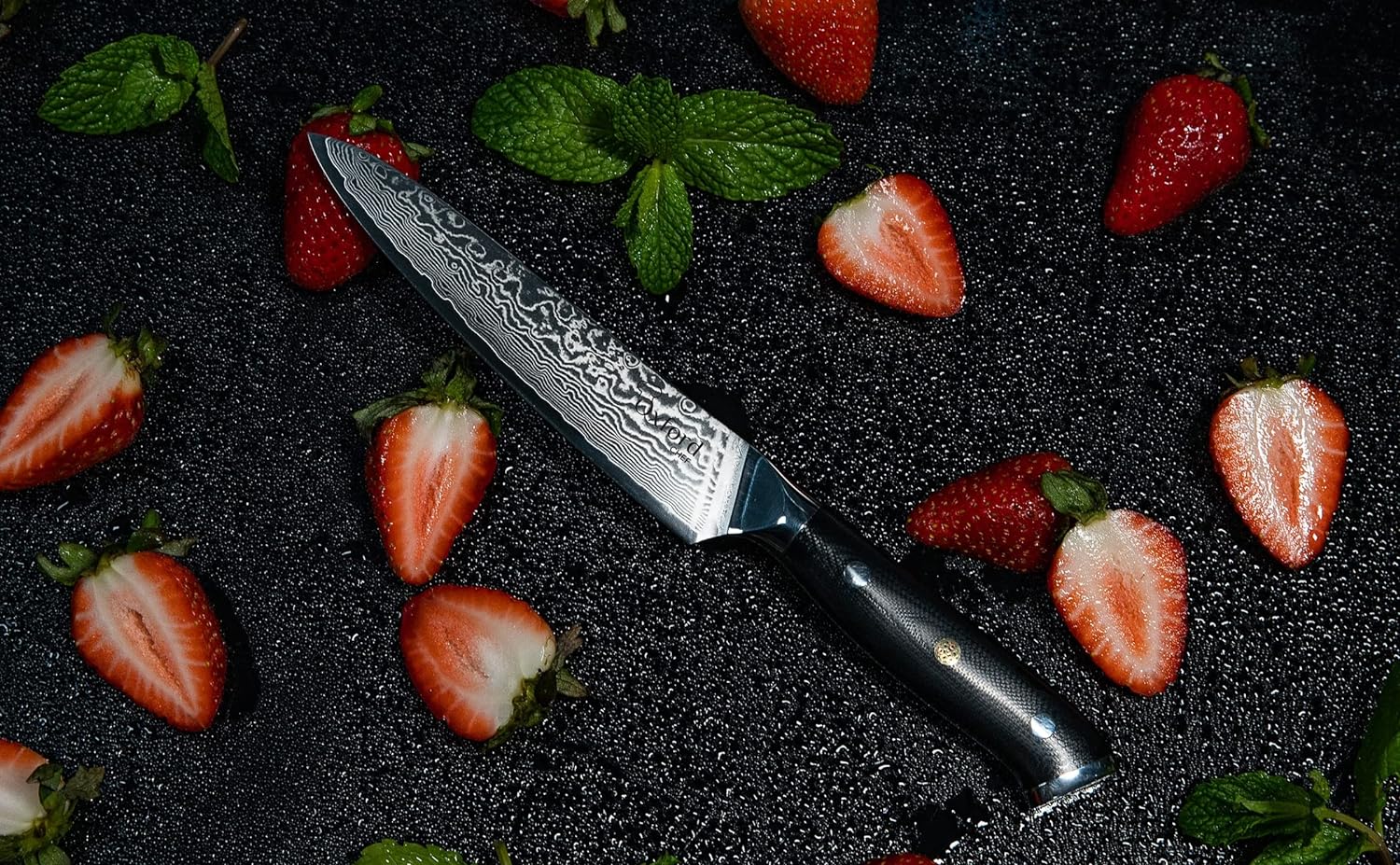 Oxford CHEF Utility (Petty) Knife 6 inch Damascus- Japanese- VG10 Super Steel 67 Layer High Carbon Stainless Steel-Razor Sharp, Stain  Corrosion Resistant, Awesome Edge Retention