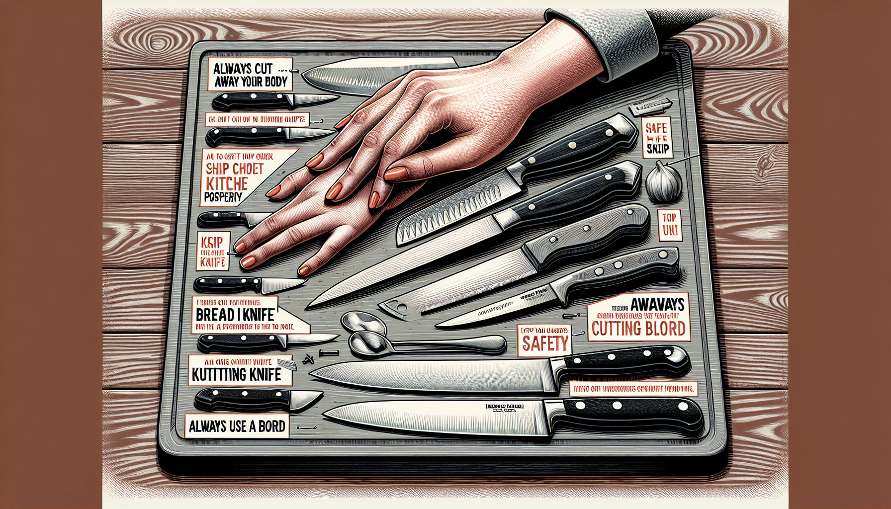 Beginners Guide To Using Kitchen Knives Properly