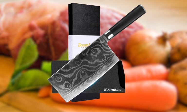 BOAMLONA 7″ Cleaver Knife Review 2024