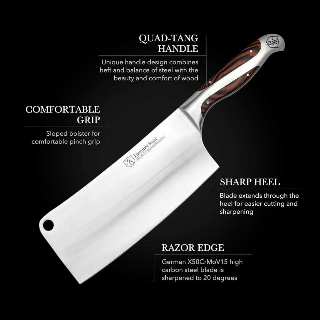 Hammer Stahl 8-Inch Meat Cleaver