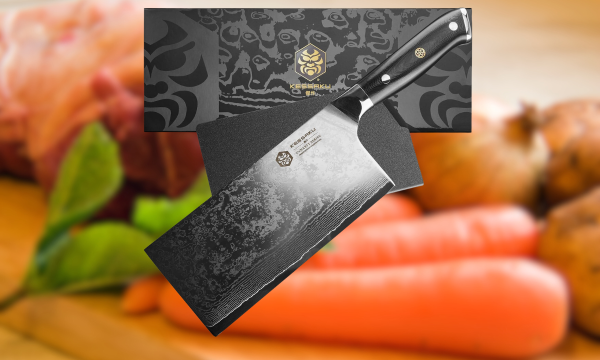 KESSAKU 7" Meat Cleaver Knife Review 2024 Which Kitchen Knife