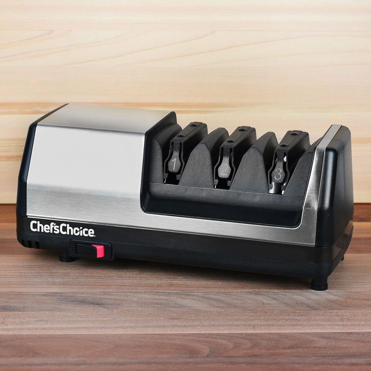 Chefs Choice Model 151 Universal Electric Knife Sharpener, Stainless Steel