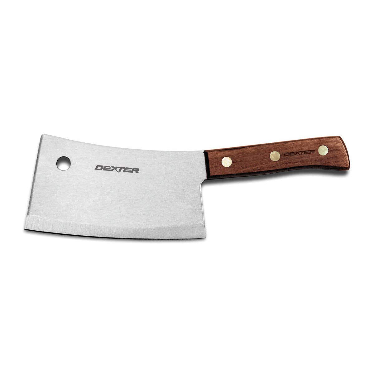 Dexter-Russell Traditional (08240) 9, stainless blade, rosewood handle, Made stainless steel heavy duty cleaver, Wood