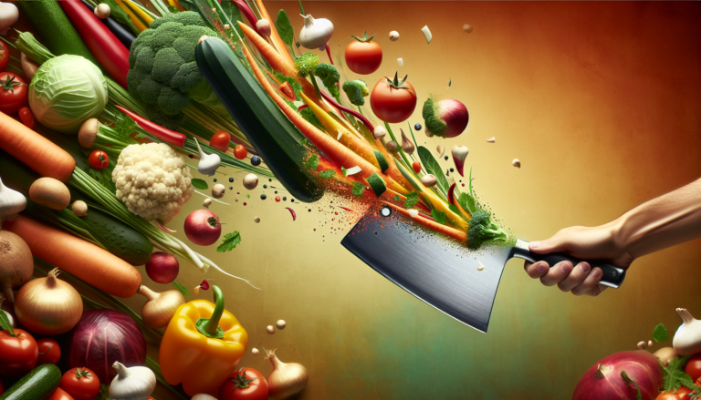 Using a Cleaver for Vegetable Cutting