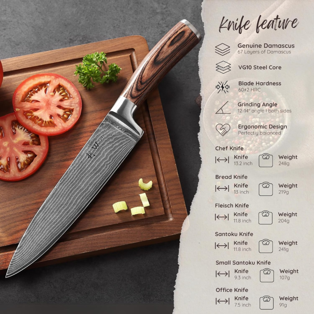 Wakobi Kitchen Knife Set