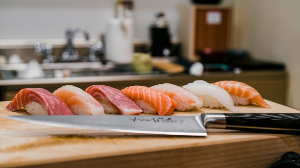 Difference Between Sashimi and Sushi Knives and Techniques