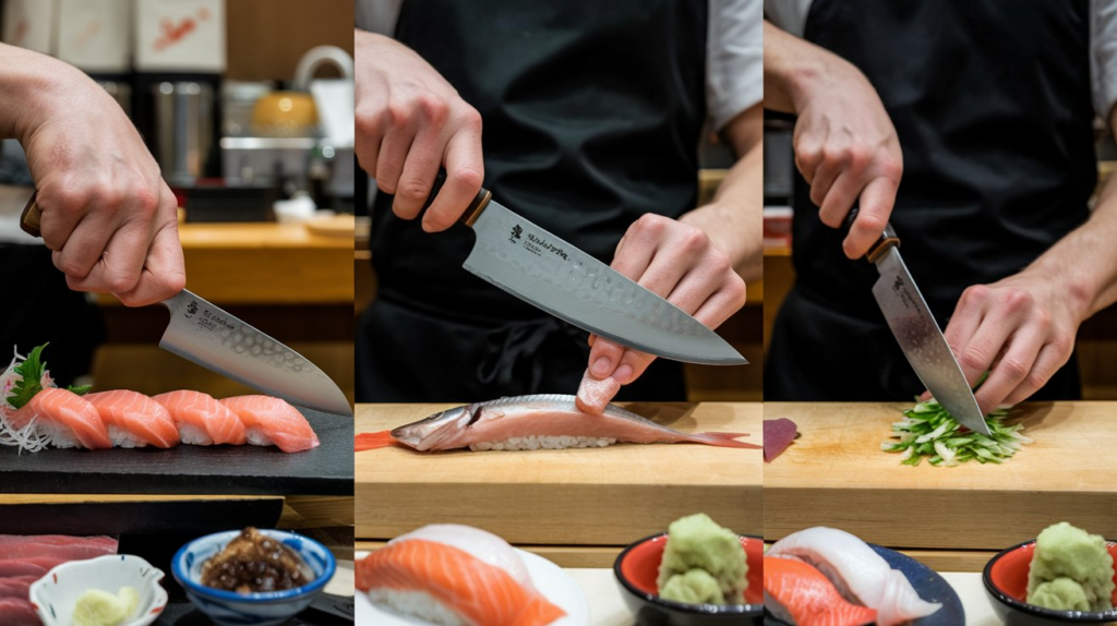 Exploring the Different Types of Sushi Knives (picture for illustration purposes only)