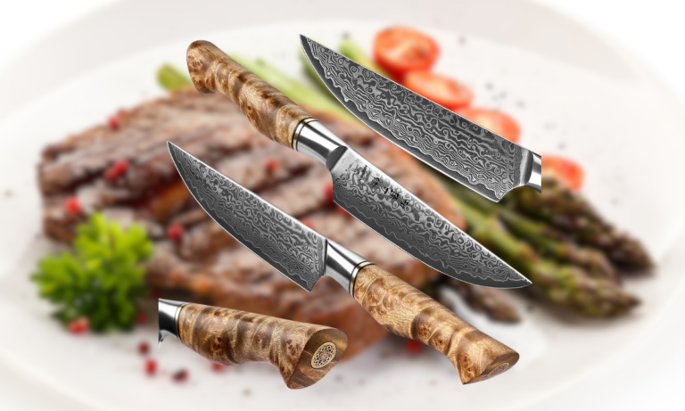 HEZHEN 6pc Steak Knife Set