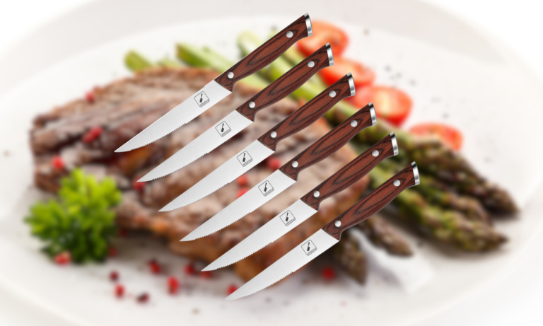 imarku Set of 6 Steak Knives